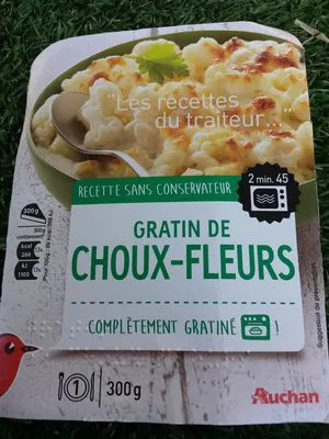 Gratin de choux-fleurs Auchan 300G, code 3596710179060