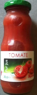 Tomate, Pur Jus (Salé) Auchan, L'oiseau, Auchan Production, Groupe Auchan 20 cl, code 3596710259151