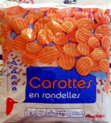 Carottes en rondelles Auchan 1 kg, code 3596710274291