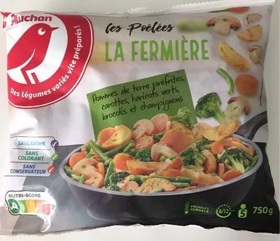 Poêlée fermière Auchan 750 g, code 3596710274543