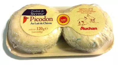 Picodon au lait de chèvre Auchan 120g, code 3596710293292