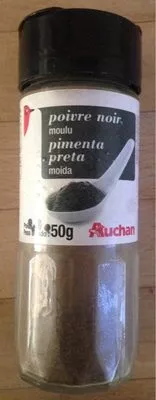 Poivre noir moulu Auchan 50 g, code 3596710316502