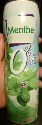 Sirop menthe 0% Auchan 0,75l, code 3596710330584