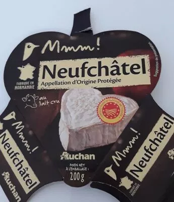 Terroir neufchatel AOP au lait cru Mmm !, Auchan 200g, code 3596710333325