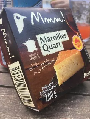 Maroilles quart Mmm !, Auchan 200 g e, code 3596710333332