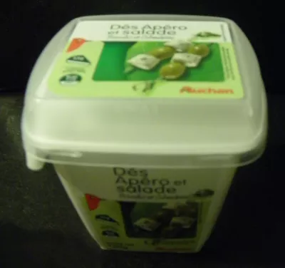 Dés Apéro et Salade Basilic et Ciboulette Auchan Auchan 120 g, code 3596710339655