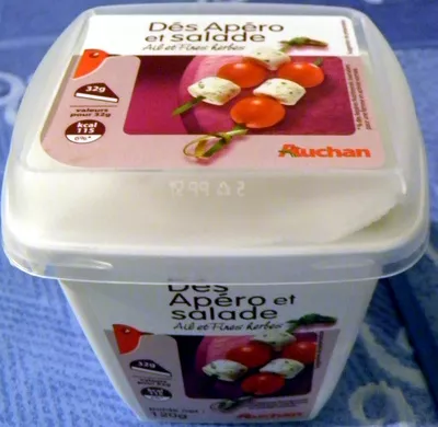 Dès Apéro et salade Ail et fines herbes Auchan 120 g, code 3596710339662