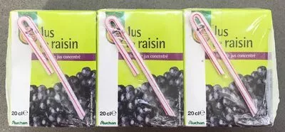 Jus De Raisin Pouce, Auchan , code 3596710341993