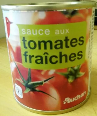 Sauce aux tomates fraîches Auchan 190 g (212 ml), code 3596710376933