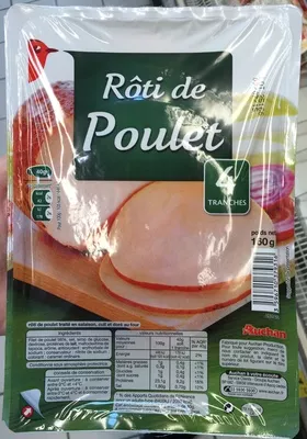 Rôti de Poulet Auchan 160 g, code 3596710379316