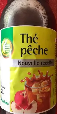 Thé pêche light Pouce, Auchan 2 l e, code 3596710388530