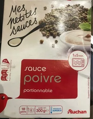 Sauce Poivre Auchan 300 g e, code 3596710391219