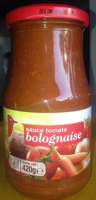 Sauce bolognaise  Auchan 420 g (446 ml), code 3596710399963