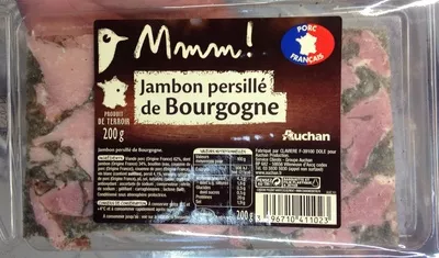 Jambon persillé de Bourgogne Auchan 200 g, code 3596710411023