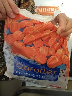 Carottes rondelles Auchan 1 kg, code 3596710416974