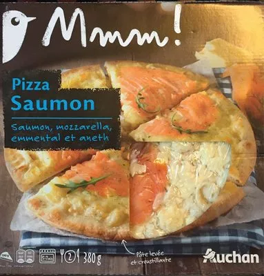 Pizza Saumon Auchan 380 g, code 3596710435364