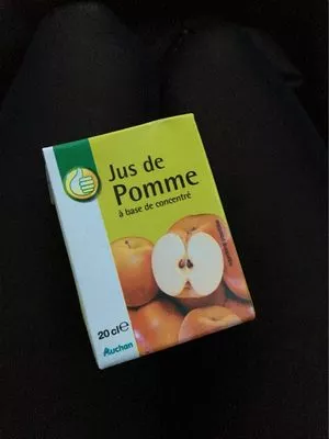 Jus de pomme Pouce, Auchan 20 cl e, code 3596710438198