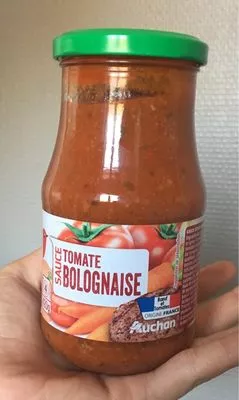 Sauce tomate bolognaise Auchan 420 g, code 3596710447374