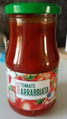 Sauce tomate arrabiata Auchan , code 3596710447428