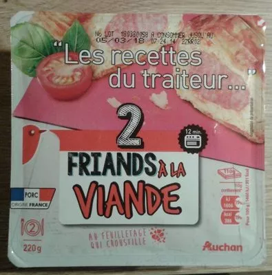 Friands à la viande Auchan , code 3596710448210