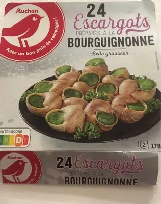 24 escargots prepares a la biurguignonne Auchan , code 3596710456147