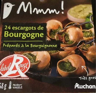 24 Escargot de Bourgogne mmm! Auchan , code 3596710457007