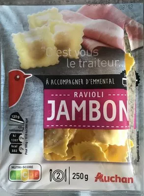 Ravioli Jambon Auchan , code 3596710457779