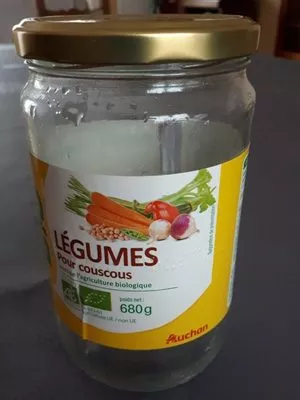 Légumes pour couscous Auchan 680 g, code 3596710458400