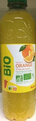 Boisson à l'orange à l'eau de source Auchan Bio, Auchan 1 l, code 3596710462650