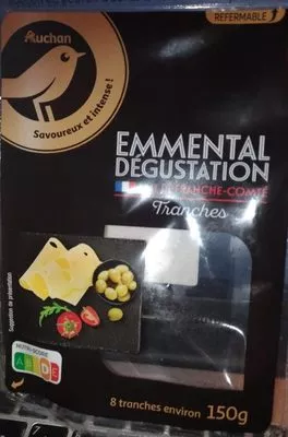 Emmental dégustation Auchan 150 g, code 3596710462759