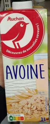 Boisson à l'avoine Auchan 1 L, code 3596710463824