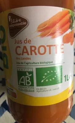 Jus de carotte Auchan Bio, Auchan 1 L, code 3596710473083