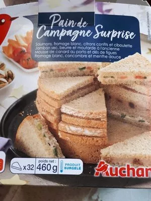 Pain de campagne surprise Auchan 460 g, code 3596710474905