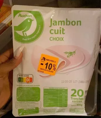 Jambon cuit  , code 3596710483815