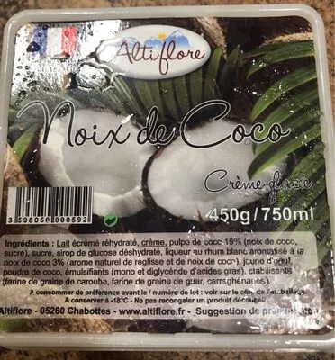 Crème glacée noix de coco Altiflore , code 3598050000592