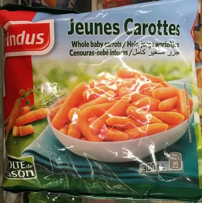 Jeunettes carottes Findus 300 g, code 3599740009789