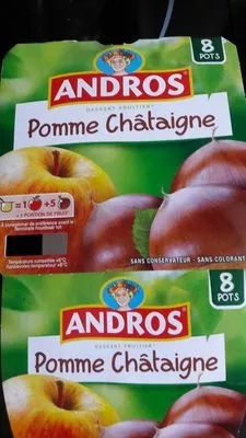 Compote Pomme Châtaigne Andros 800 g (8 * 100 g), code 3608580725572