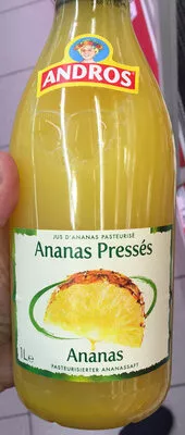 Jus d’Ananas pasteurisé Andros 1 l, code 3608580845898