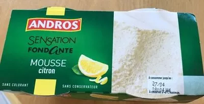 Sensation fondante citron Andros 2 * 80 g (160 g), code 3608580910312