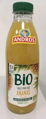 Pur jus d'ananas Andros , code 3608580965671