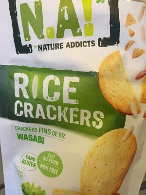 Rice Crackers Fins au Wasabi N.A!, Nature Addicts 70 g, code 3609200005470