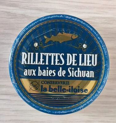 Rillettes de lieu aux baies de Sichuan La belle-iloise 60 g, code 3660088141070