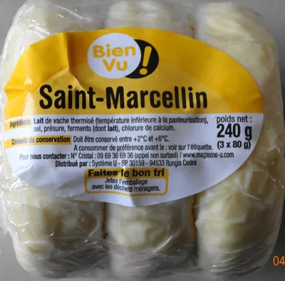 Saint-Marcellin (22% MG)  Bien Vu !, U 240 g (3 x 80 g), code 3660992006137