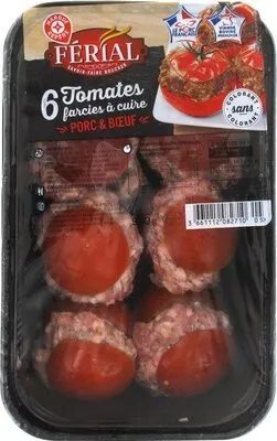 Tomates farcies x 6 Férial,  Marque Repère 900 g, code 3661112082710