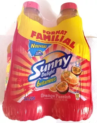 6 Vitamines Orange Passion Sunny Delight 2 * 1,25 l, code 3661138600431