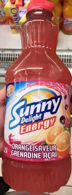 Energy Orange saveur Grenadine Açaï Sunny Delight 1,25 l, code 3661138600738