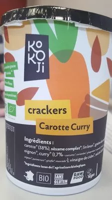 Crackers Carotte Curry Kokoji , code 3664037001019