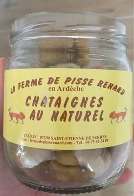 Chataignes au naturel La ferme de Pisse-Renard 240 g, code 3665186000007