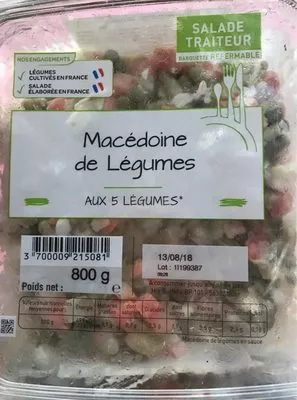 Macédoine de Légumes - mayonnaise Carrefour , code 3700009215081