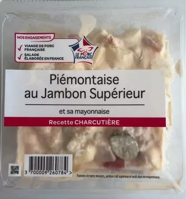 Piemontaise au jambon superieur  , code 3700009260784